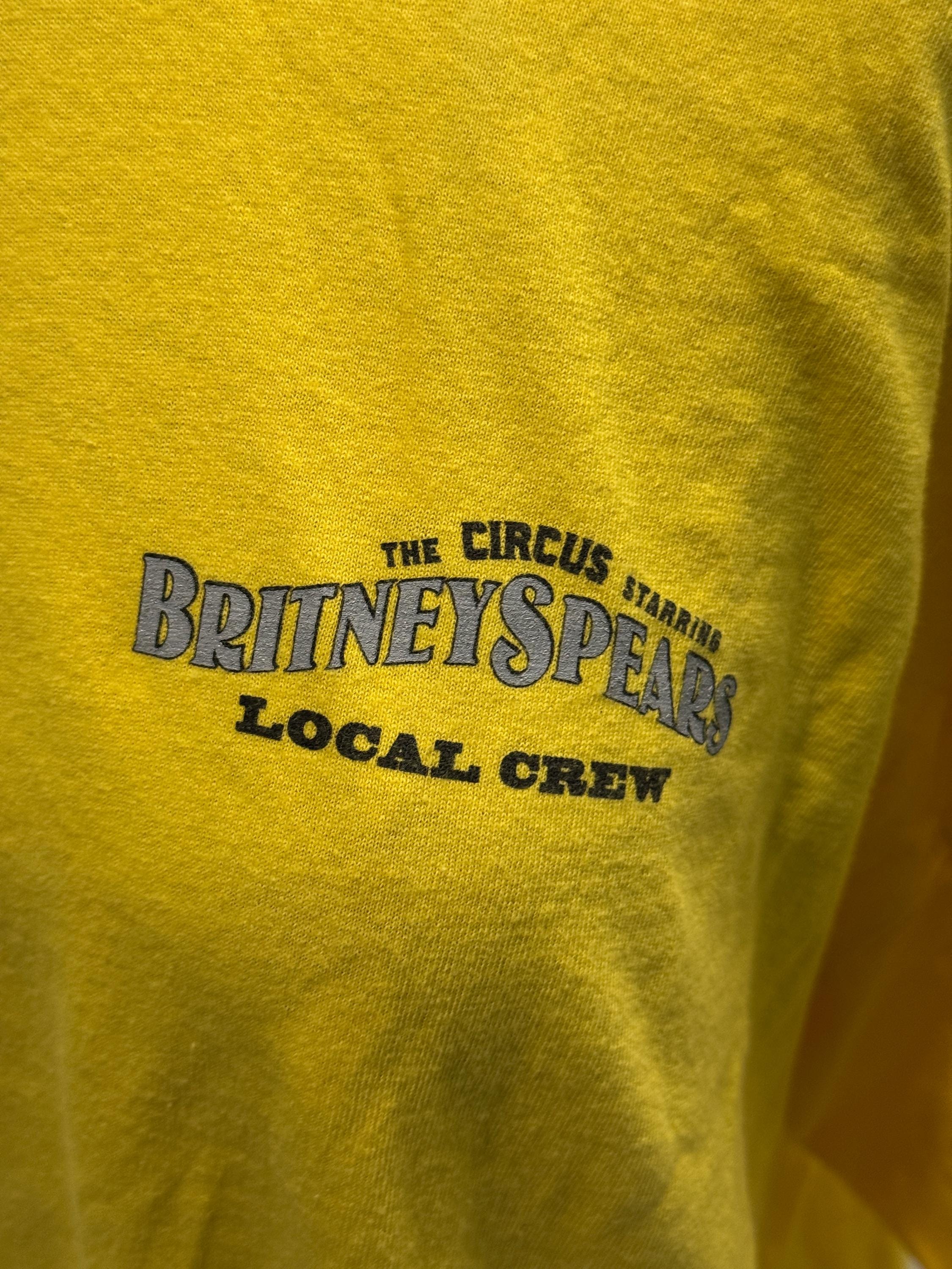 Britney Spears Circus Tour Backstage Crew T Shirt XL - Etsy