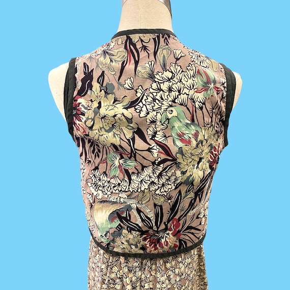 Vintage Cotton Floral Pattern Summer Sun Dress W/… - image 10
