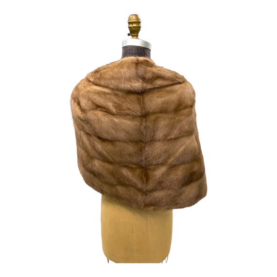 Vintage 1950s Mink Fur Stole - image 7