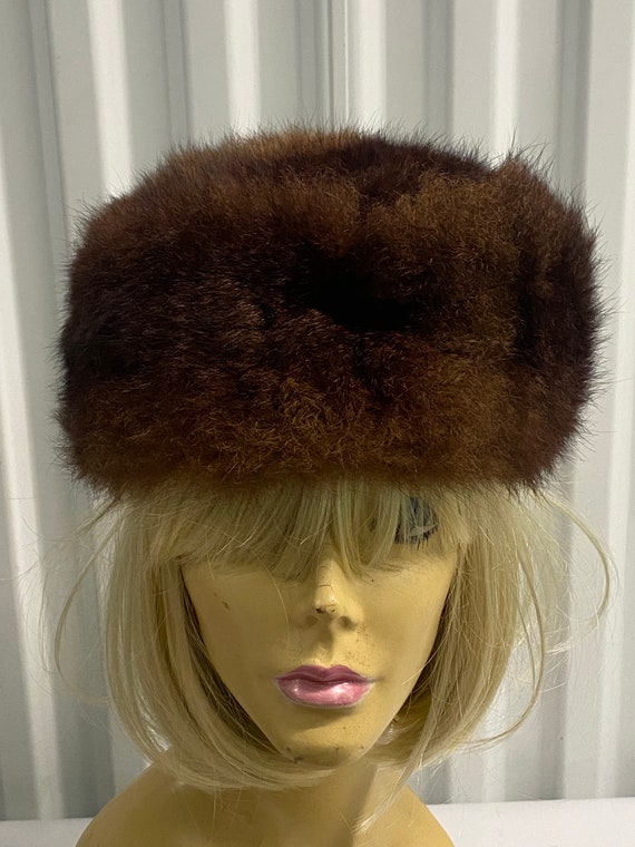 Vintage Modiste  Fur Chapeau Hat