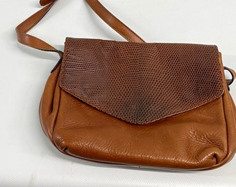 Sac à Vêtements Vintage I Santi – Cuir Marron – Fabriqué En Italie