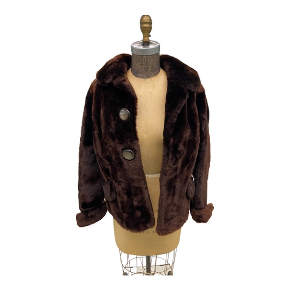 中古】ファーコート ミンク ショート丈 11 茶 ブラウン /OU レディース