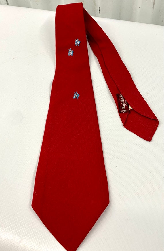Vintage macys mens tie gem