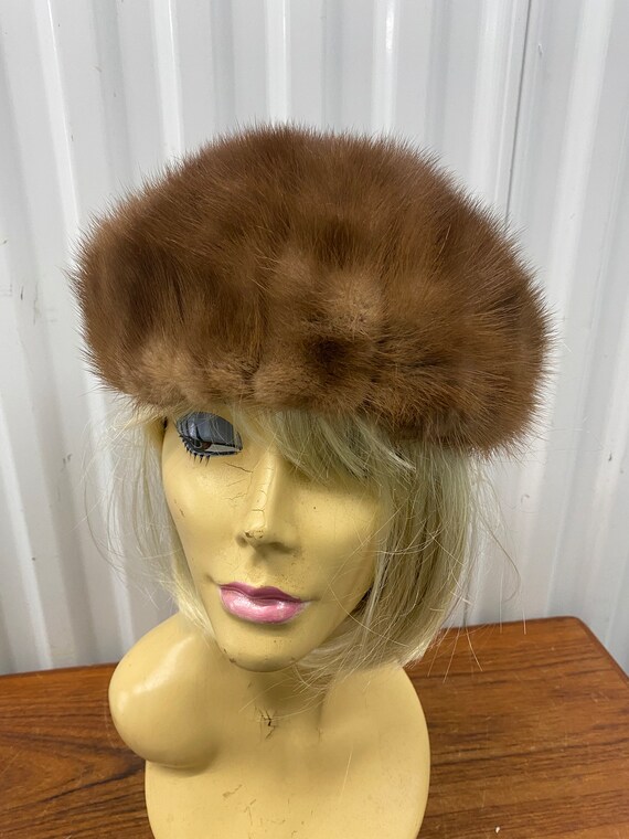 Vintage Mid Century Gwen Pennington Fur Hat 22 1/2 - Etsy display picture 1