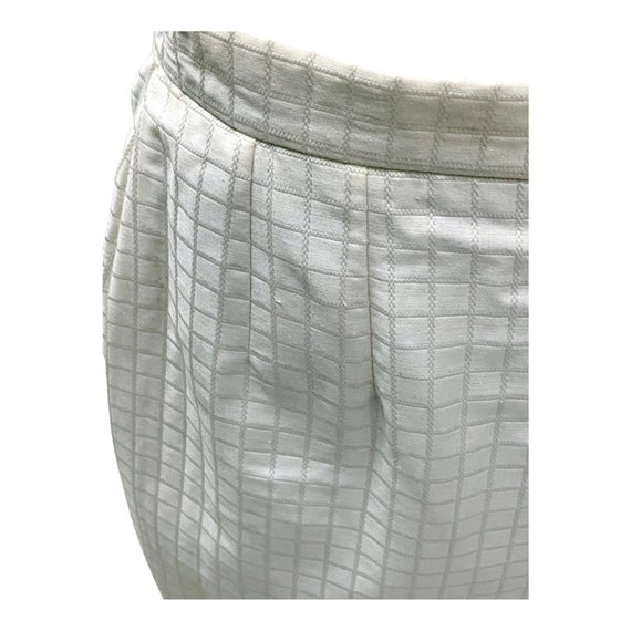 Vintage Givenchy White Cotton Skirt Size 42 US 10… - image 2