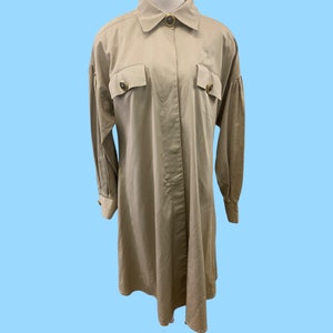 Vintage Rickie Freeman For Terri John Khaki Maxi Dress - X Large