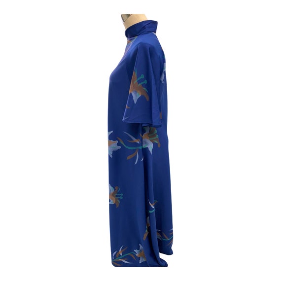 Vintage Blue Stardust Maxi Robe House Dress Swims… - image 6