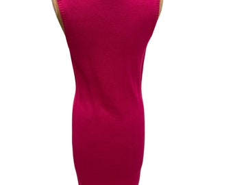 Vintage Nina Charles for Kasper ASL Pink Cotton Knit Dress Med. - Etsy
