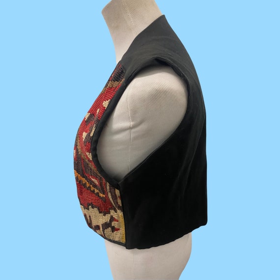 Vintage Patchwork Boho Chic Hippy Style Ladies Ve… - image 5