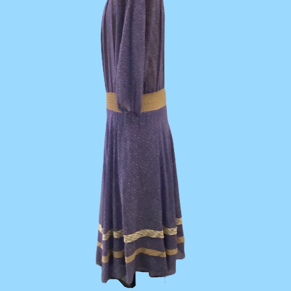 Vintage 70s Boho Chic Act 1 New York Maxi Peasant… - image 5