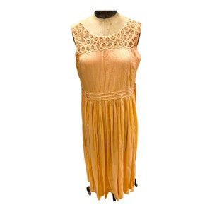 Sukienka maxi Vintage Coldwater Creek Orange Boho Cotton M