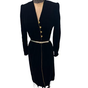 black velvet dress gold buttons Jackson Velvet Button Mini Dress EMERALD / S by Sugarlips main image 0