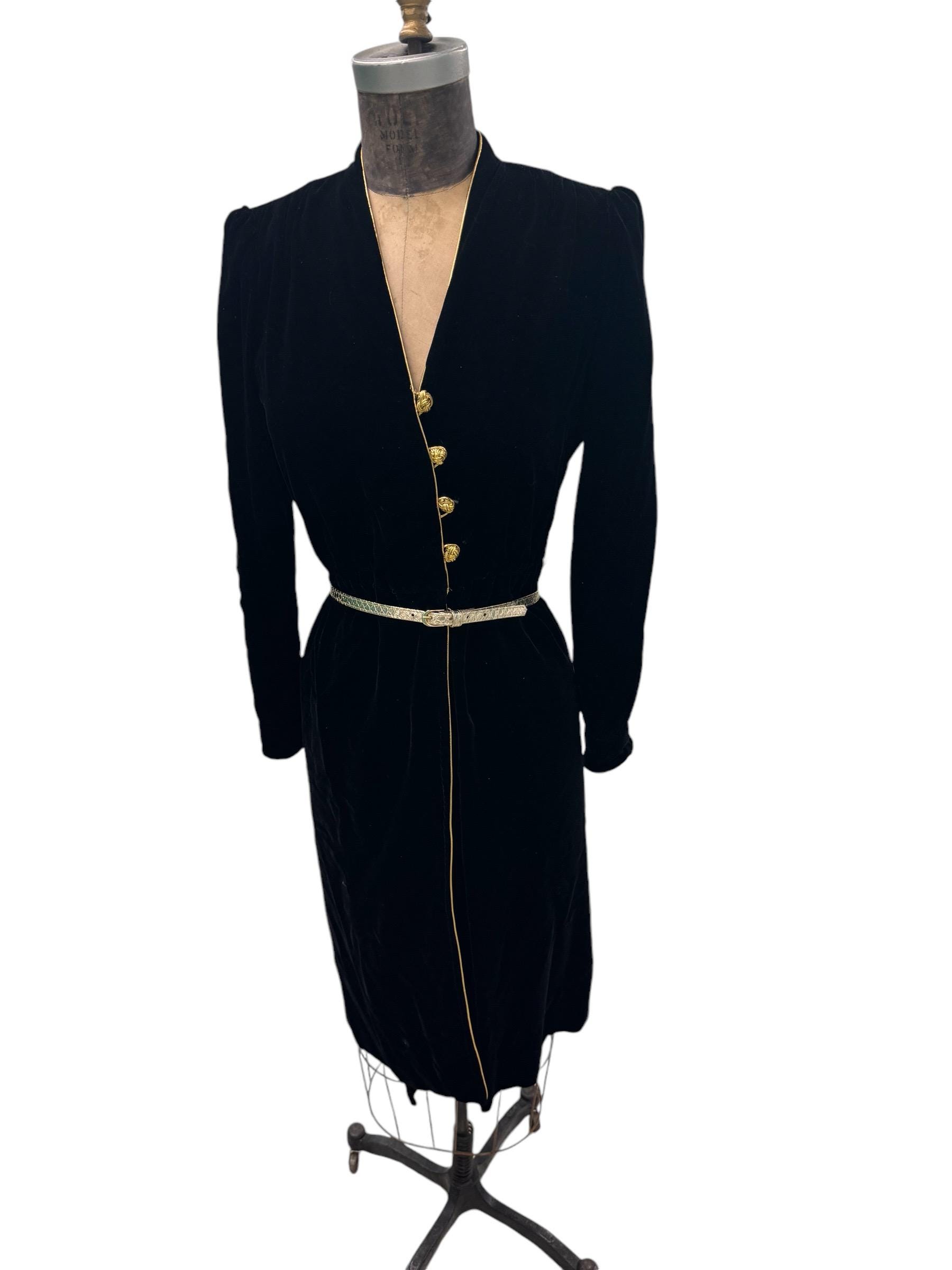 slim fit dress slacks Jackson Velvet Button Mini Dress Emerald / S by Sugarlips main image 0