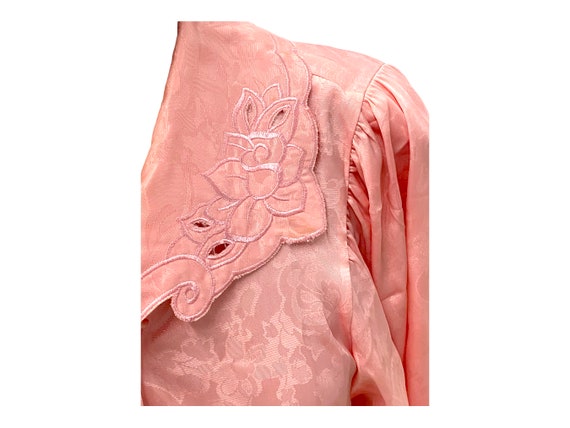 Vintage Pink Floral Christian Dior Loungewear Hou… - image 3