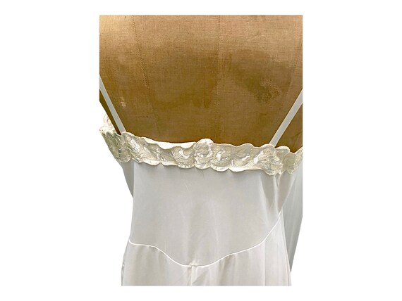 Vintage Gotham Gold Stripe Slip Scalloped Trim Si… - image 5