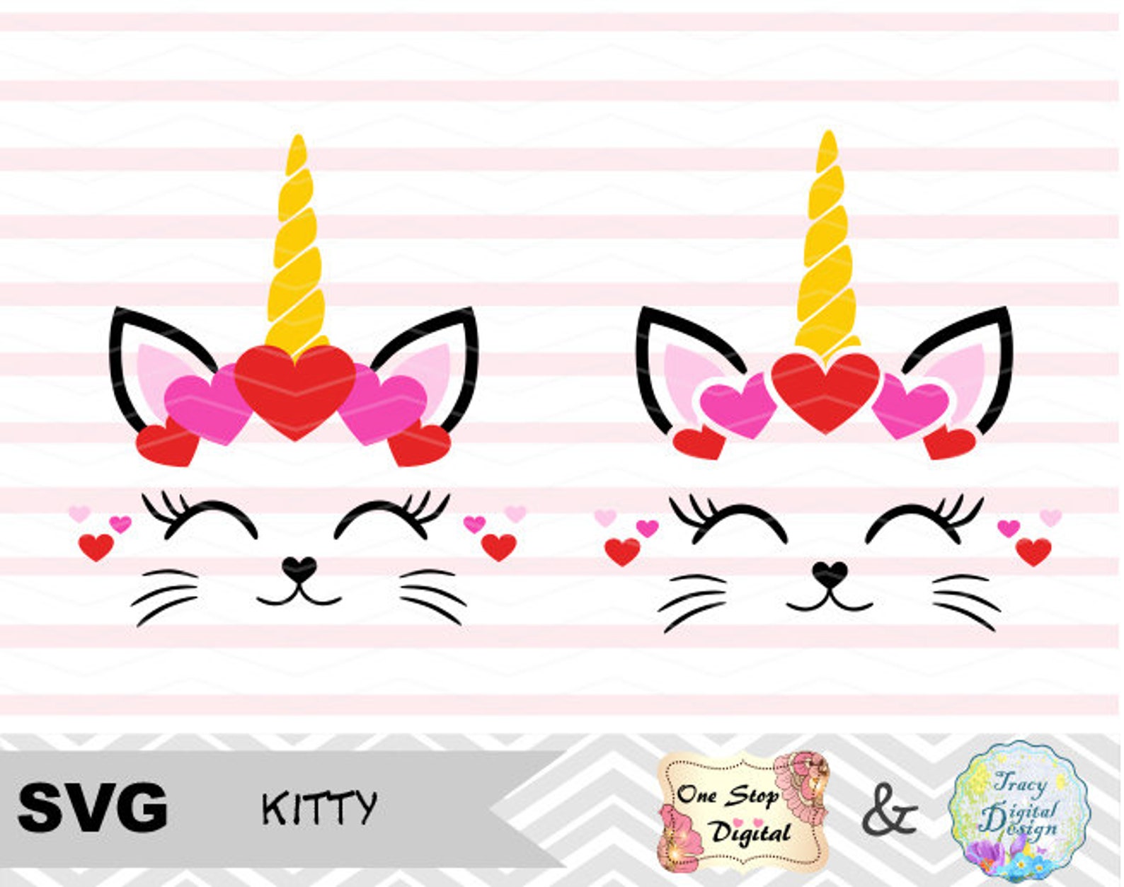 Cat Svg Cat Svg File Kitty Silhouette Cut File Kat SVG | Etsy