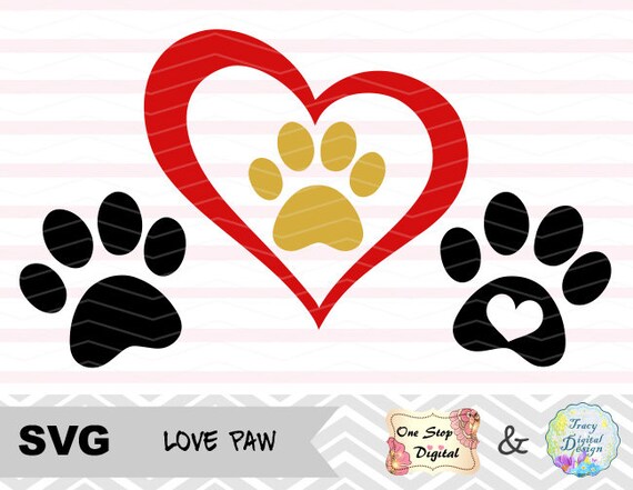 Download Free Set Of 3 Svg File Paw Svg File Dog Paw Svg Cut Cat Paw Svg Etsy SVG Cut Files