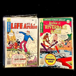 Archie Comic Books. Life with Archie and Archie at Rivendale Vintage Archie comics