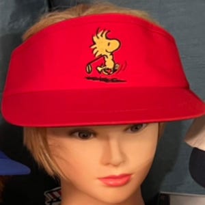 Peanuts Characters Snoopy, Woodstock, Lucy Vintage NEW Ball Caps, Visors, hats++ Greg Norman Shark, Princeton, Palmer, Ford Racing, Golf etc