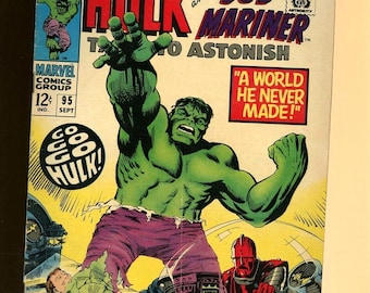 Tales To Astonish #95: Hulk & Sub-Mariner, 1967 Comic Book