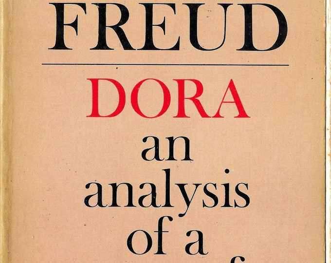 Sigmund Freud Dora an Analysis of a Case of Hysteria 1st Etsy