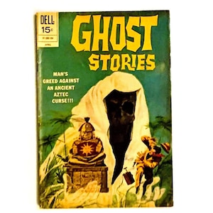 Ghosts Stories #8 Comic Book Oct 1964. Painted cover Features Spooky Suspenseful Stories Related to Ghosts and other Mysteries from Beyond.
