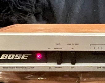 Vintage Bose 901 Series IV Active Equalizer, Pair of Bose 802 Speakers AND a pair of Bose 502 Speakers #1! Classic Wood. Separate  or all.