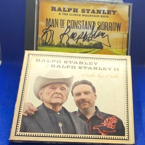 Autographed Cd's Dr. Ralph Stanley W/ Son Ralph II Man of - Etsy