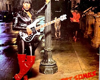 Rick James - Street Songs  Vintage Vinyl 1981 Record Album. Super Freak, Give It To Me Baby, Ghetto Life, Below The Funk (Pass The J)