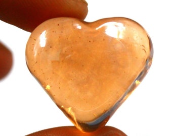73.80 Ct Certified Absolutely Gorgeous Extra Large Heart Shaped Peach Quartz. Magnificent Brazilian Gemstone - Gift Wrapping Available.!