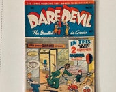 Vintage Daredevil 36 Golden Age Comic Book 1946 Lev Gleason Charles Biro Early Pre Code Superhero Gangsters. Vintage quot Pepsi-Cola Cop Ad