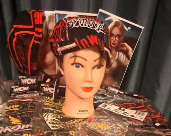 Skull Caps! WCW Vintage 1999 World Championship Wrestling! NWO - New World Order, Goldberg, Kevin Nash, Sting! New in original packaging