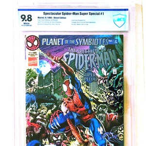 Spectacular Spider Man Super Special #1 CBCS 9.8 NOT CGC White pages Flip Book Comic Book Carnage & Venom Movie Plot Planet of the Symbiotes