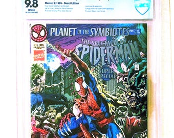 Spectacular Spider Man Super Special #1 CBCS 9.8 NOT CGC White pages Flip Book Comic Book Carnage & Venom Movie Plot Planet of the Symbiotes