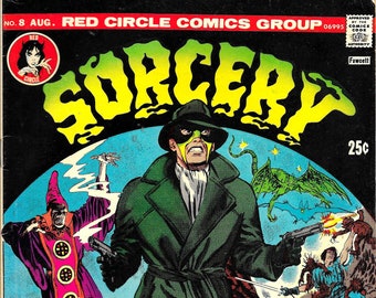 Sorcery #8 Comic Book 1974 - 0.25 cent Red Circle/Archie Comics. Some of the most horrifying classic stories to ever be published by AC.