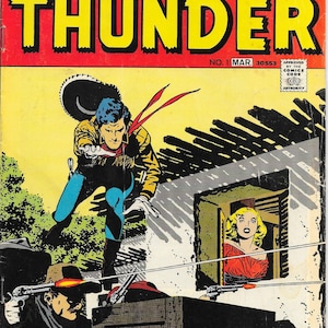 1st Edition Johnny Thunder 1973 Mystery Riders of the Wild West- Vintage 20 Cent - DC Comics