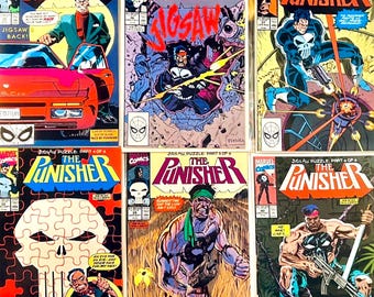 The Punisher (1987 series) #35, 36, 37, 38, 39, 40 SIX Comic Run Parts 1-6 MINT! JIGSAW Story Begins & Concludes. As a set or Individually!