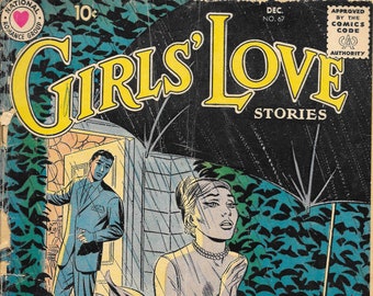 Girls' Love Stories 1959 - Vintage 10 Cent Comic Book #67 - National Romance Group - Golden Age! Comic Collector