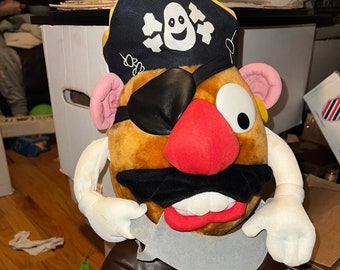 Mr Potato Head “banned” pre-gender neutral Vintage 1999 Nanco Pirate Mr Potato Head Plushie with Sword in great condition!