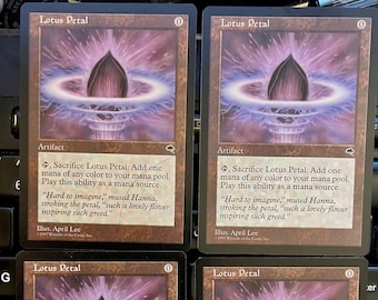 MTG Lotus Petal　4枚セット Lotus Petal | Tempest - German | Star City Games