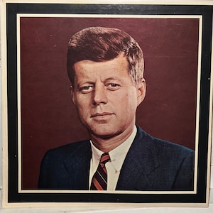John Fitzgerald Kennedy 1917-1963 Memorial Album NM Unused App Most Famous Speeches w Oath, Inaugural, Goldwater, Johnson, Eisenhower Pope +