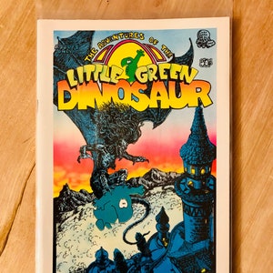 Little Green Dinosaur #1  Underground Comic Book. Excellent Unused Condition.