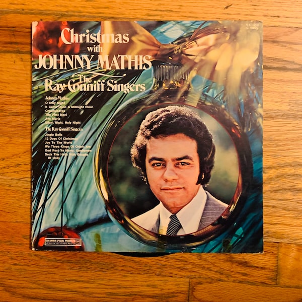 Christmas With Johnny Mathis & The Ray Conniff Singers - Christmas 1972 Joy To The World, Jingle Bells, 12 Days Of Christmas, Deck The Halls