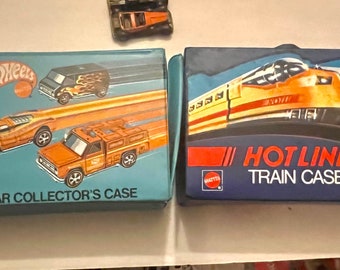 HotWheels 24 Car Collector’s Case & Mattel Hotline Train Case. Various HotWheels, Matchbox Vehicles, Accessories and More available!