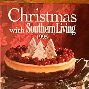 Vintage Southern Living Christmas Cookbooks: 1995, 1998 & Vol 2