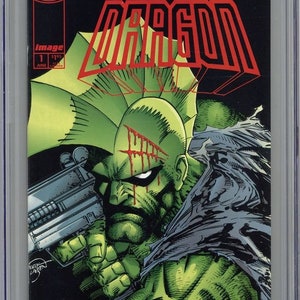 Savage Dragon #1 First Edition 1993 High Grade CGC 9.6 w/ Newsstand Fresh White Pages. 1st appearance Barbaric & Ricochet. Erik Larsen Art
