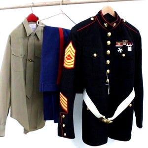 Marine Dress Blues - Etsy Marine Dress Blues - Etsy