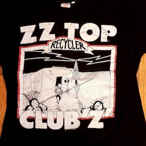 ZZ Top 1991 Recycler Tour offizielles schwarzes Konzert Shirt und ZZ Top Konzert Ticket Stub! Vintage ZZ Top in Top Zustand. Größe Large