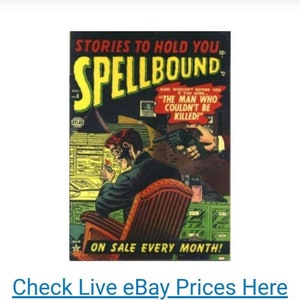 Spellbound #6 Vintage 1952 Pre Code Horror Comic Book! Stan Lee Editor! Cover art by Sol Brodsky 0.10 Cent- Golden Age Horror Comic Book.