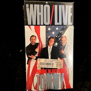The WHO Live sealed VHS.